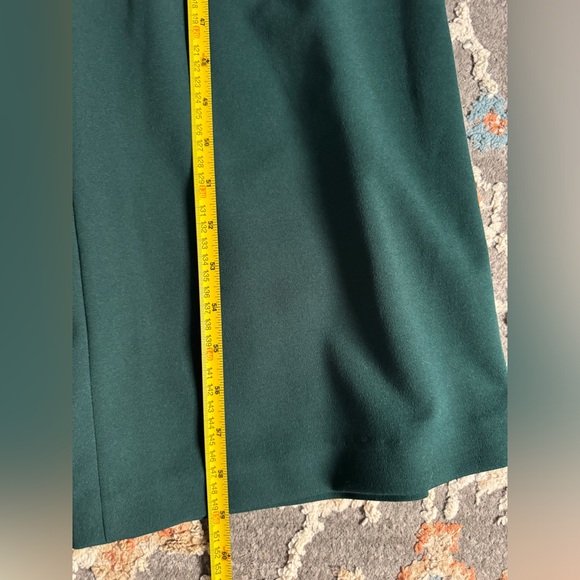 Calvin Klein Hunter Green Flutter Ruffle Jumpsuit Size 6 - Picture 9 of 12